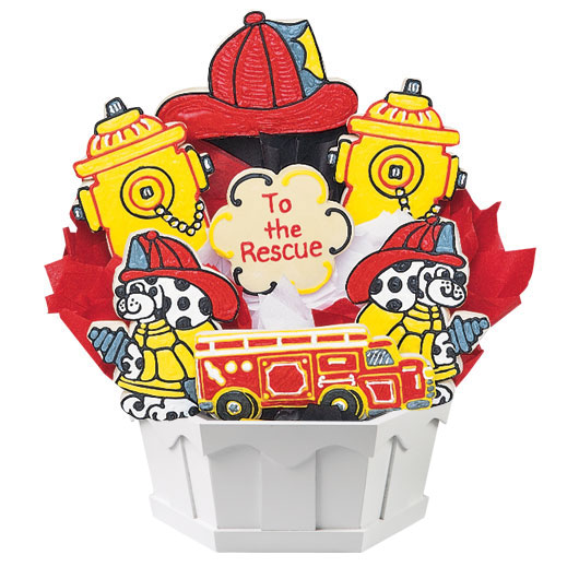 A137 - Firefighters Cookie Bouquet