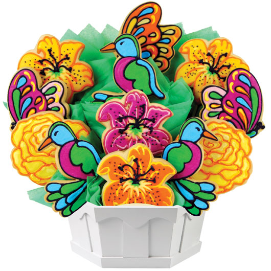 A168 - Mary Gwen's Garden Cookie Bouquet