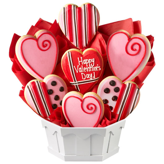 A230 - Sweet Valentine Cookie Bouquet