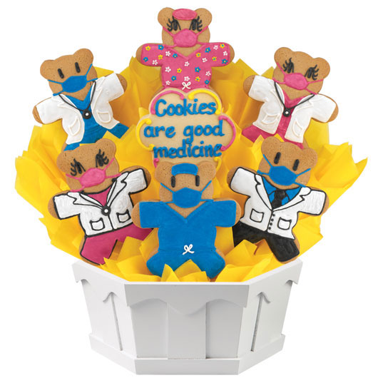 A264 - Cookies are Good Medicine Cookie Bouquet