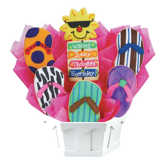 A391 - Sunny Thoughts Cookie Bouquet
