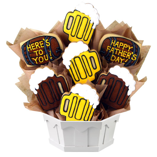 A397 - A Toast to Dad Cookie Bouquet