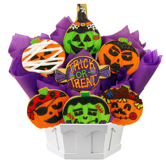 A404 - Pumpkin Bash Cookie Bouquet