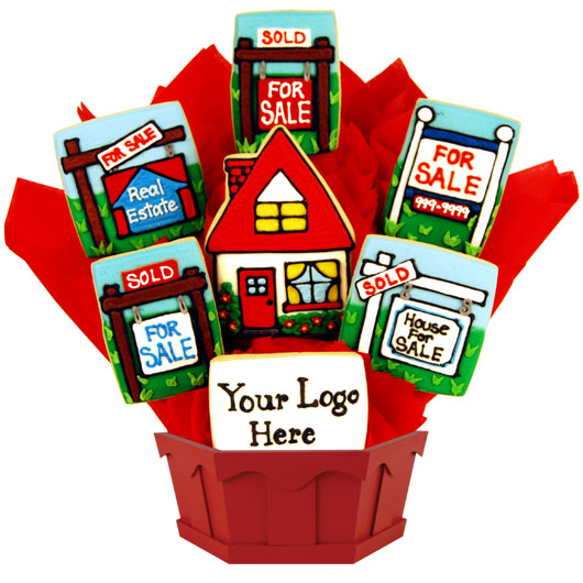 A424 - Real Estate - Custom Cookie Bouquet