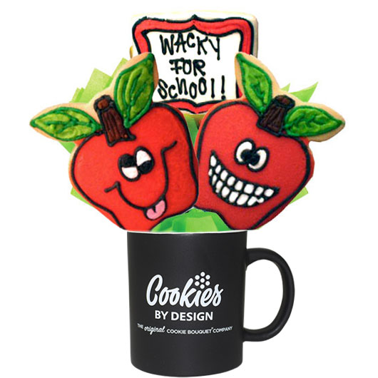 A437-03 - Wacky Apples Pail Cookie Bouquet