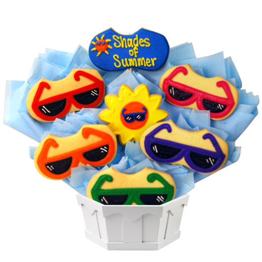 A439 - Shades of Summer Cookie Bouquet