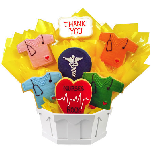 A463 - Nurses Rock Cookie Bouquet