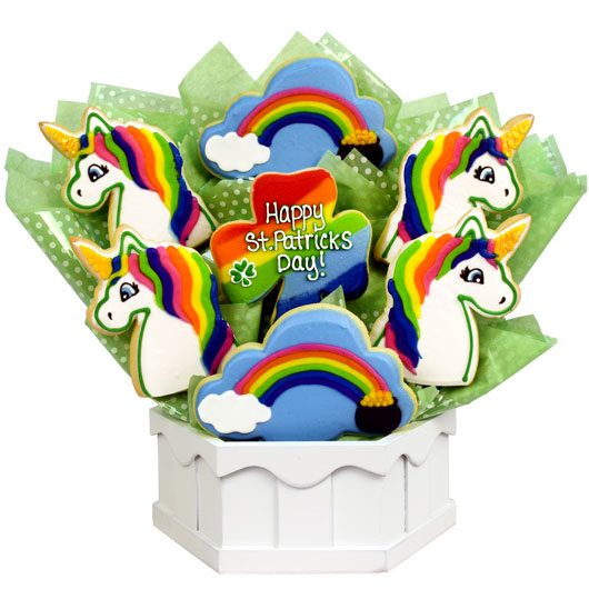Magical St Patrick’s Day Cookie Bouquet
