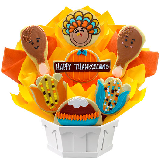 Thanksgiving Feast Together Cookie Bouquet