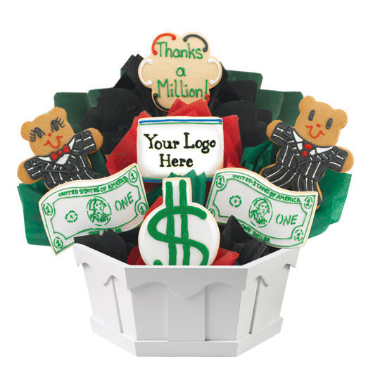 A55 - Dollar Signs & Bills Cookie Bouquet