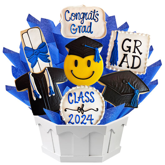 A558 - Celebrate Your Grad Cookie Bouquet