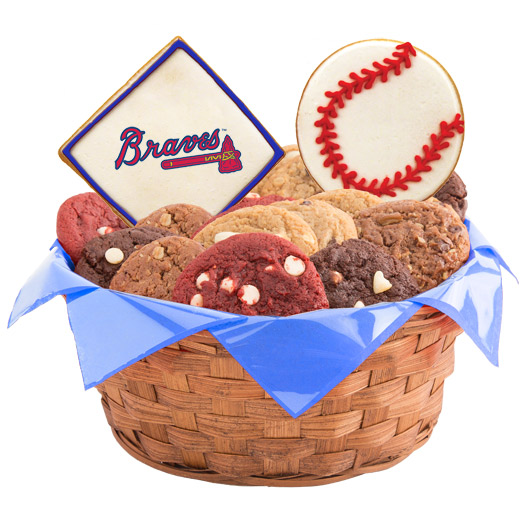 MLB Atlanta Braves Cookie Basket