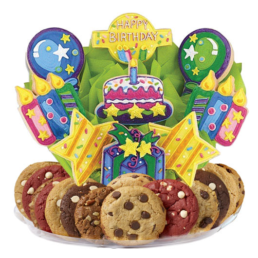 B148 - Confetti and Candles Bright BouTray™ Cookie Boutray