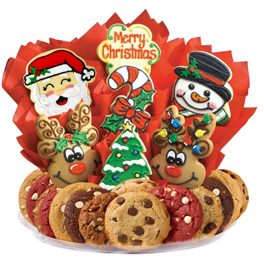 Christmas Cookies and Holiday Baskets