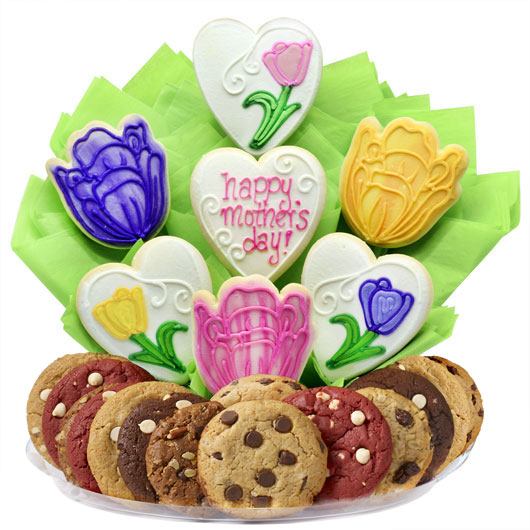 B360 - Mom's Tulip Blossoms BouTray™ Cookie Boutray