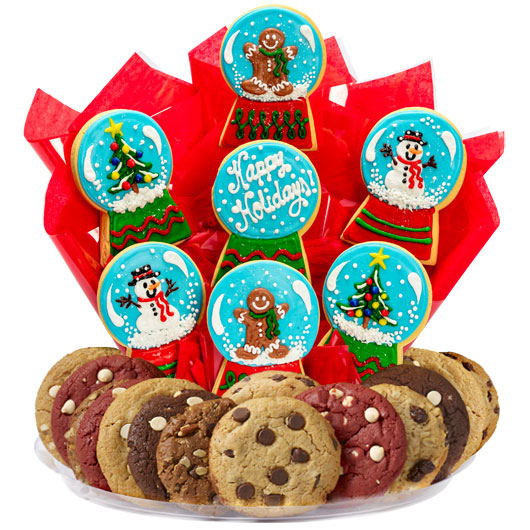 B487 - Christmas Snow Globes BouTray™ Cookie Boutray