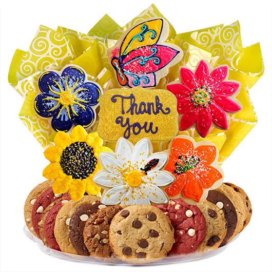 B508 - Appreciation Flowers BouTray™ Cookie Boutray