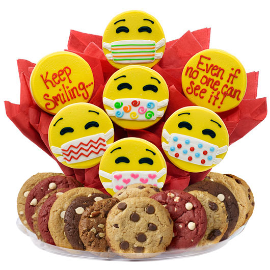 Keep Smiling Emojis Gourmet Gift Basket
