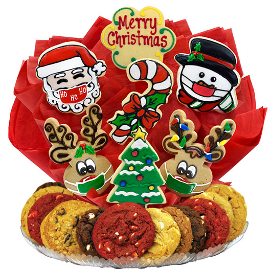 Merry Christmask Gourmet Gift Basket
