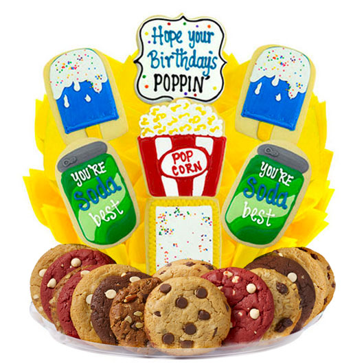 Poppin’ Birthday Gourmet Gift Basket