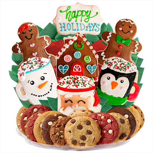 B554 - Happy Holiday Mugs BouTray™ Cookie Boutray