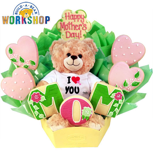 BAB418 - Build-A-Bear - Love for Mom Cookie Bouquet