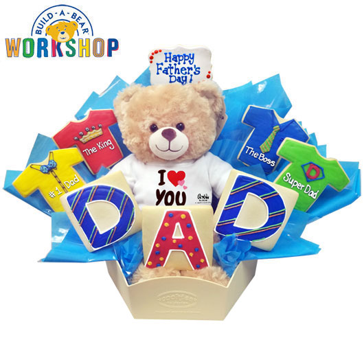BAB462 - Build-A-Bear- Shirts for DAD Cookie Bouquet