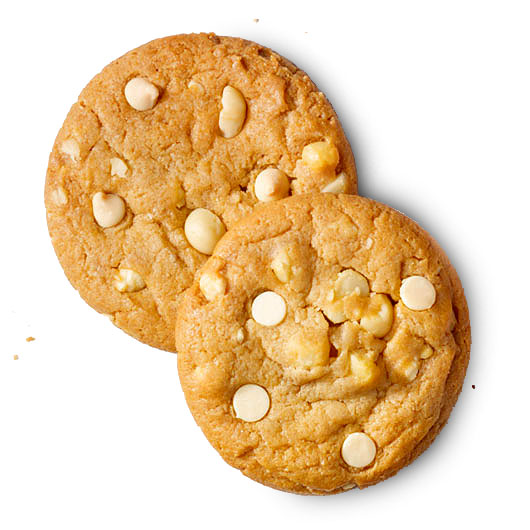 White Chocolate Macadamia Nut Cookies, Cookie Basket