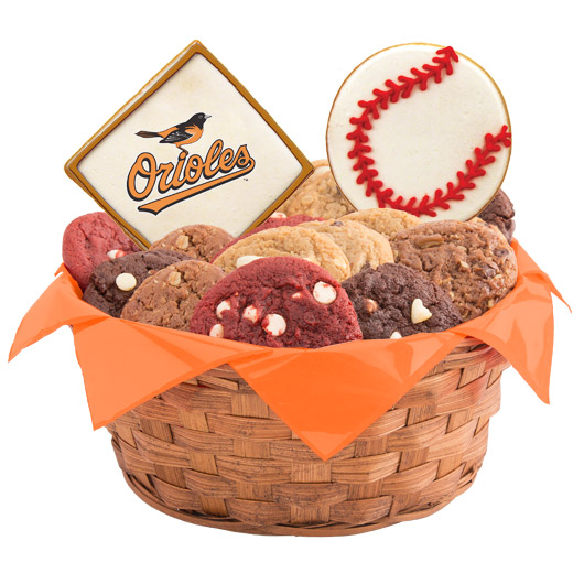 MLB Cookie Basket - Baltimore Orioles