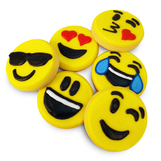CFA38 - Sweet Emoji Cookie Favors Cookie Favors