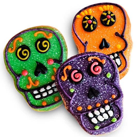 CFA448 - Sugar Skulls Cookie Favors Cookie Favors