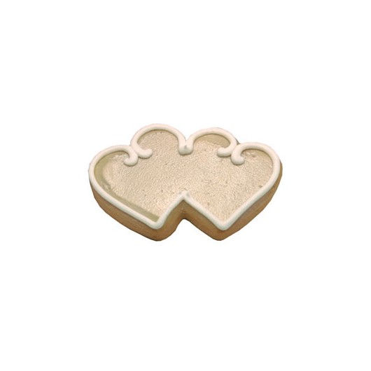 CFG15 - Wedding Double Heart Cookie Favors Cookie Favors