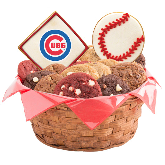 MLB Cookie Basket - Chicago Cubs
