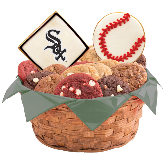 WMLB1-CWS - MLB Basket - Chicago Whitesox Cookie Basket