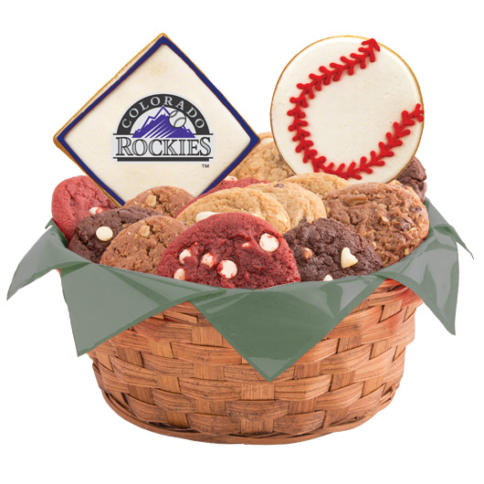 WMLB1-COL - MLB Basket - Colorado Rockies Cookie Basket