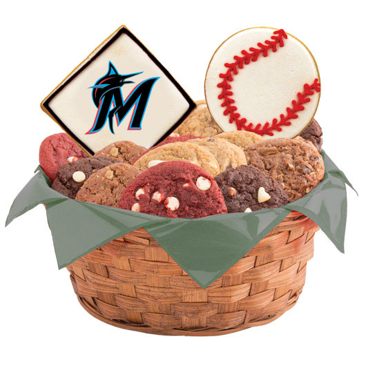 MLB Cookie Basket - Miami Marlins