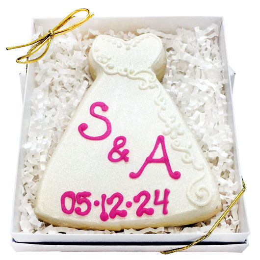 GB1 - Wedding Dress Cookie Cookie Box