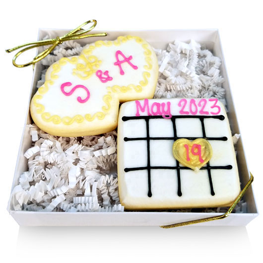 GB2 - Save the Date Cookies Cookie Box
