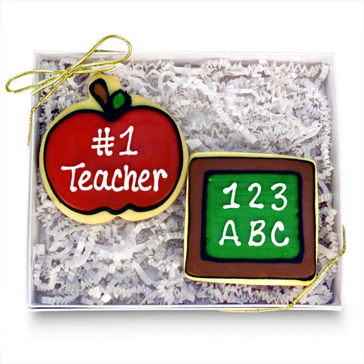 GB474 - Number 1 Teacher Gift Box Cookie Box