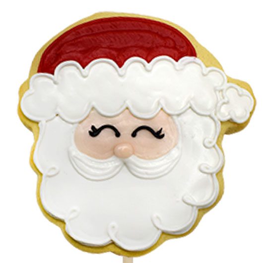 IDC104 - Santa Head Individual Cookies