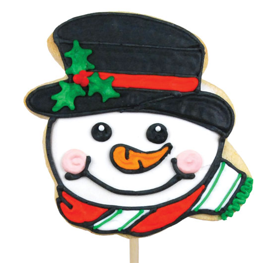 IDC105 - Snowman Head Individual Cookies