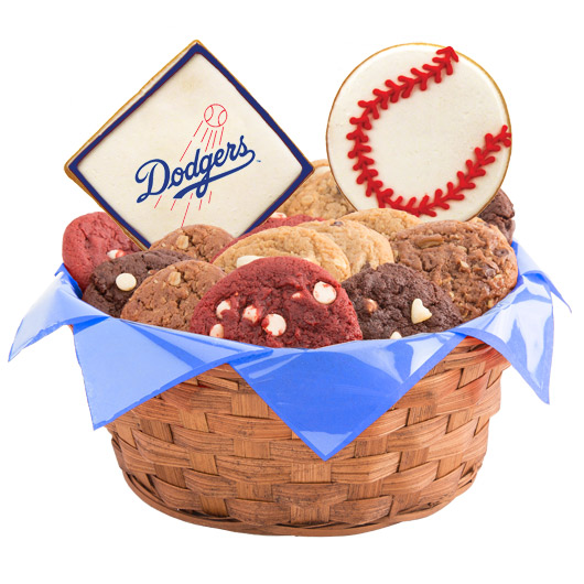 MLB Cookie Basket - Los Angeles Dodgers