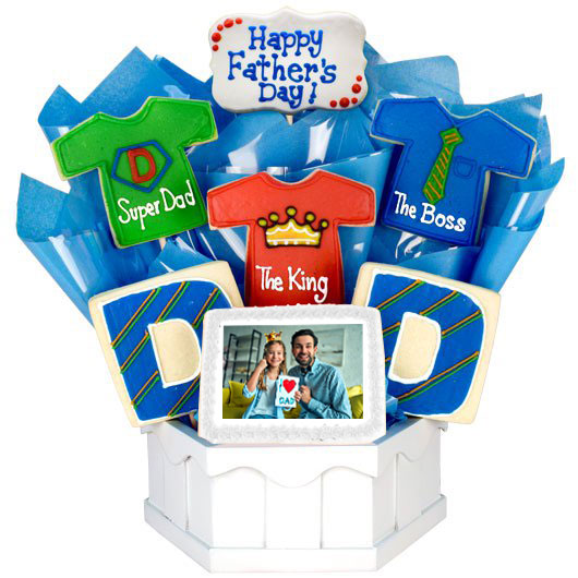PH462 - Photo Cookies – Shirts for DAD Cookie Bouquet