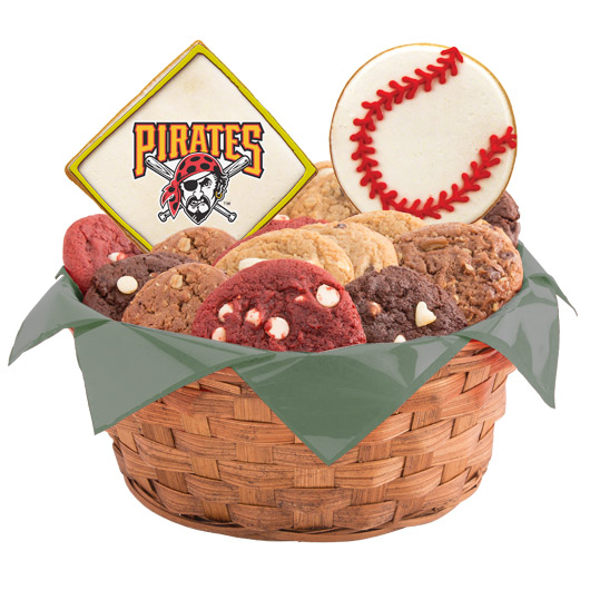 WMLB1-PIT - MLB Basket - Pittsburgh Pirates Cookie Basket