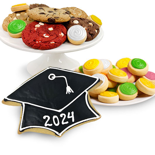 SBGD1 - Sweet Treats Sampler Box – Graduation Cookie Box