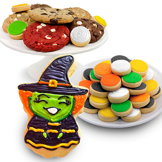 SBH1 - Sweet Treats Sampler Box Halloween Cookie Box