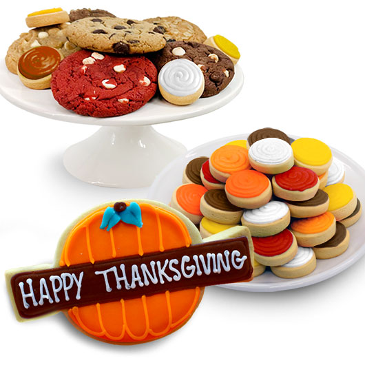 SBT1 - Thanksgiving Sweet Treat Sampler Box Cookie Box