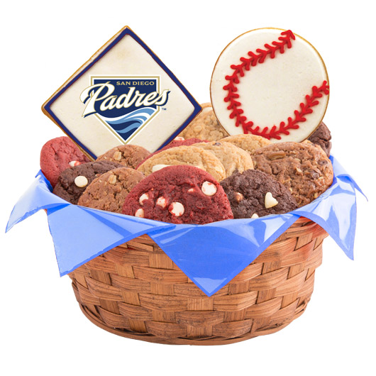 WMLB1-SDG - MLB Basket - San Diego Padres Cookie Basket