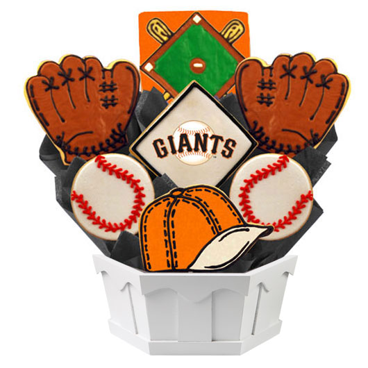 MLB Bouquet - San Francisco Giants Cookie Bouquet