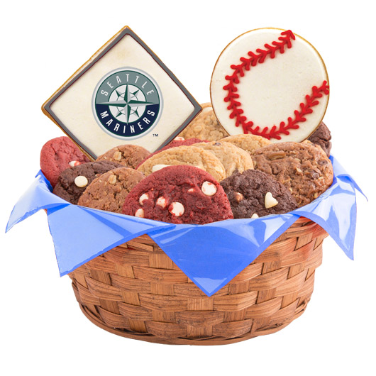 WMLB1-SEA - MLB Basket - Seattle Mariners Cookie Basket